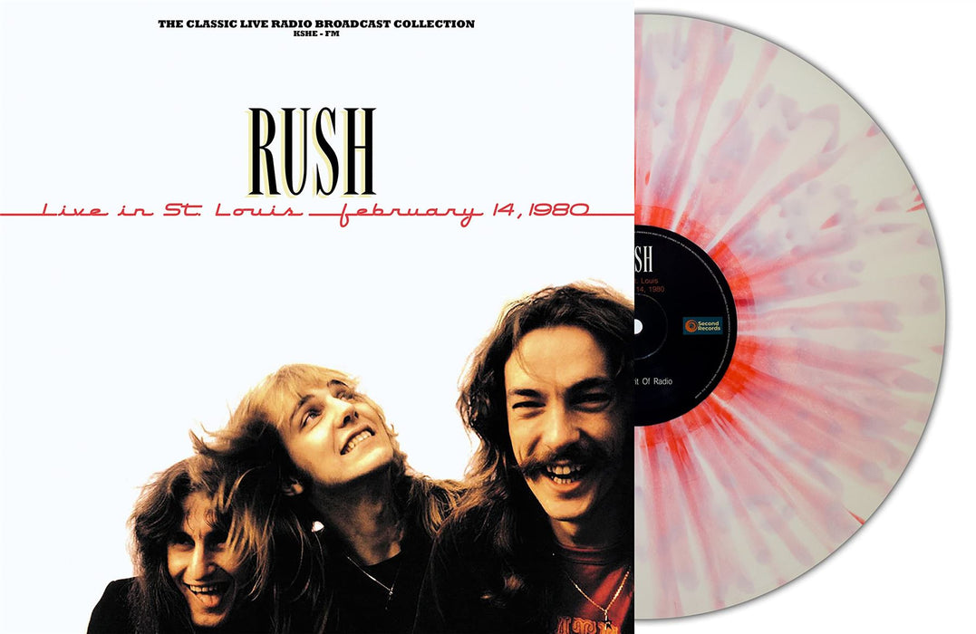 Rush - Live In St Louis 1980 (White/Red Splatter Vinyl) - [Vinyl]