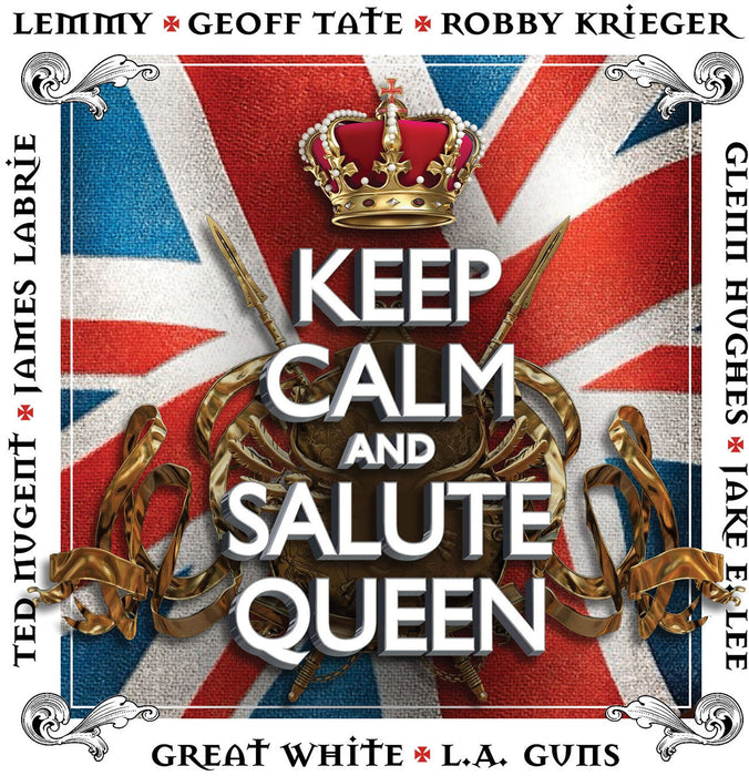 Various Artists - Keep Calm And Salute Queen (Red/White Vinyl) - [Vinyl]