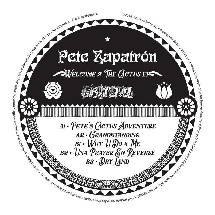 Pete Zapatron - Welcome 2 The Cactus Ep - [Vinyl]