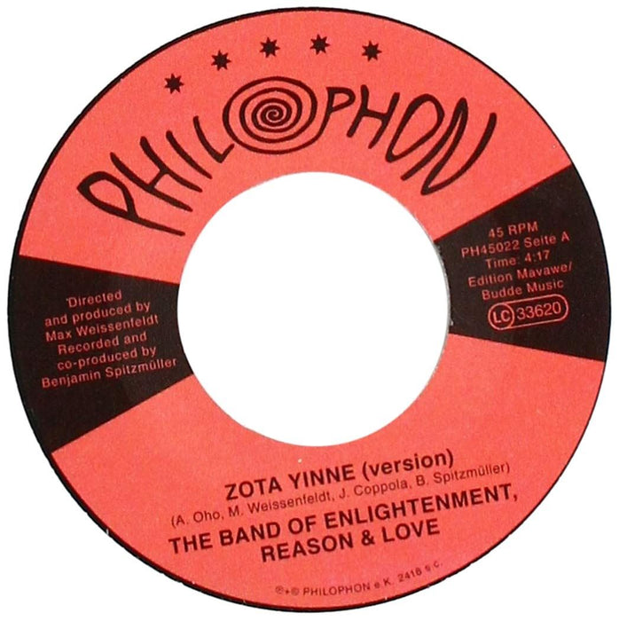 Band Of Enlightenment Reason & Love - Zota Yinne (Version) / Starlet Road Filling Station Romance (Version) - [Vinyl]