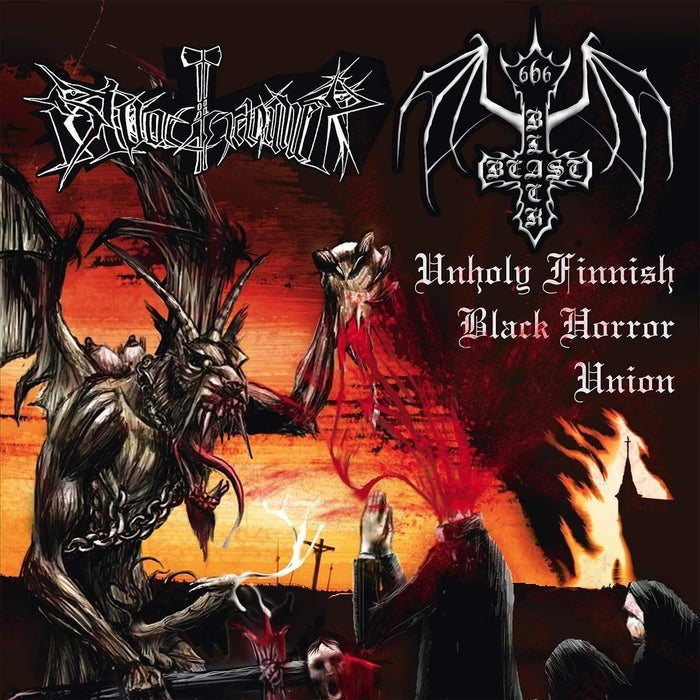 Black Beast / Bloodhammer - Unholy Finnish Black Horror Union - [Vinyl]