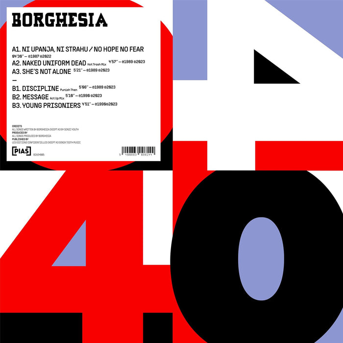 Borghesia - [Pias] 40 - [Vinyl]