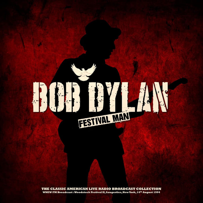 Bob Dylan - Wnew Fm Broadcast Woodstock Festival Ii Suagerties Ny 14Th August 1994 (Red Marble Vinyl) - [Vinyl]