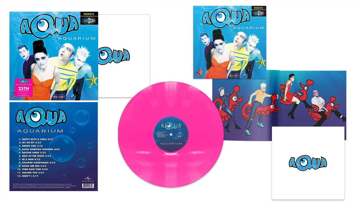 Aqua - Aquarium (25Th Anniversary Edition) (Pink Vinyl) - [Vinyl]