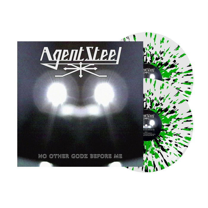 Agent Steel - No Other Godz Before Me (Green/Black/White Splatter Vinyl) - [Vinyl]