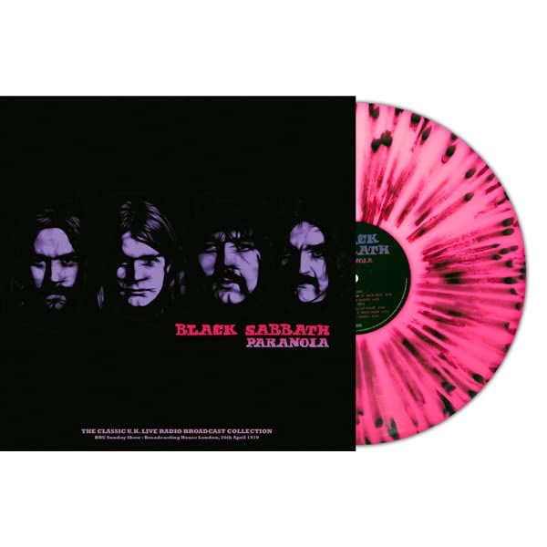 Black Sabbath - Paranoia - Bbc Sunday Show. London 1970 (Pink/Black Splatter Vinyl) - [Vinyl]