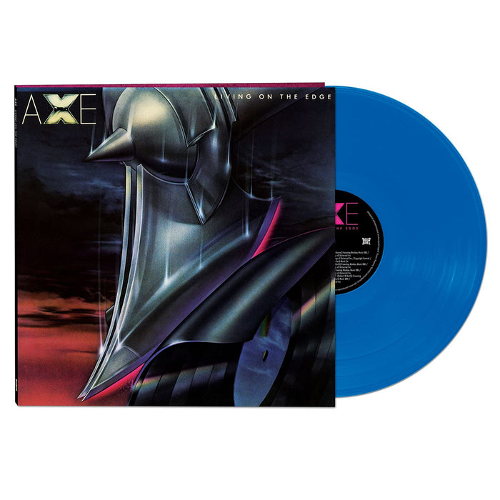 Axe - Living On The Edge (Blue Vinyl) - [Vinyl]