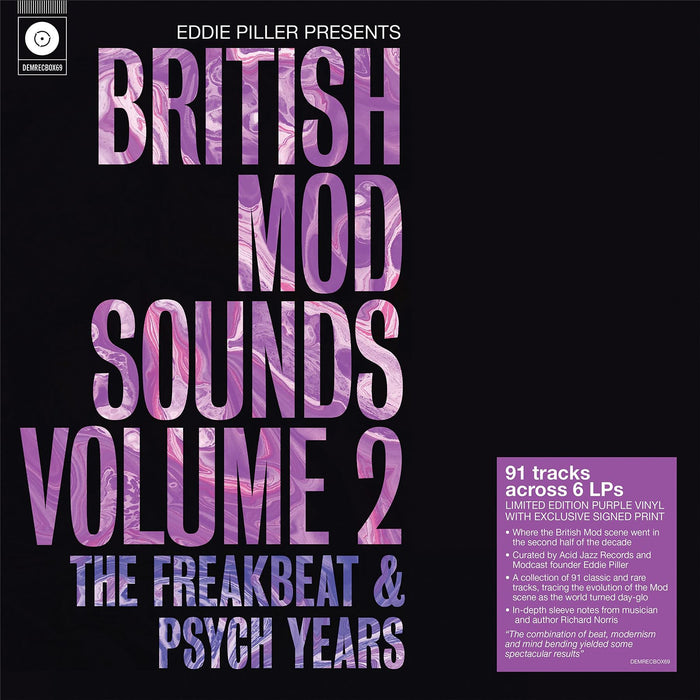 Various Artists - Eddie Piller Presents - British Mod Sounds Of The 1960S Volume 2: The Freakbeat & Psych Years (Purple Vinyl) - [Vinyl]