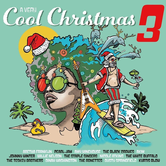 Various Artists - A Very Cool Christmas 3 (Crystal Clear / Translucent Blue Vinyl) - [Vinyl]