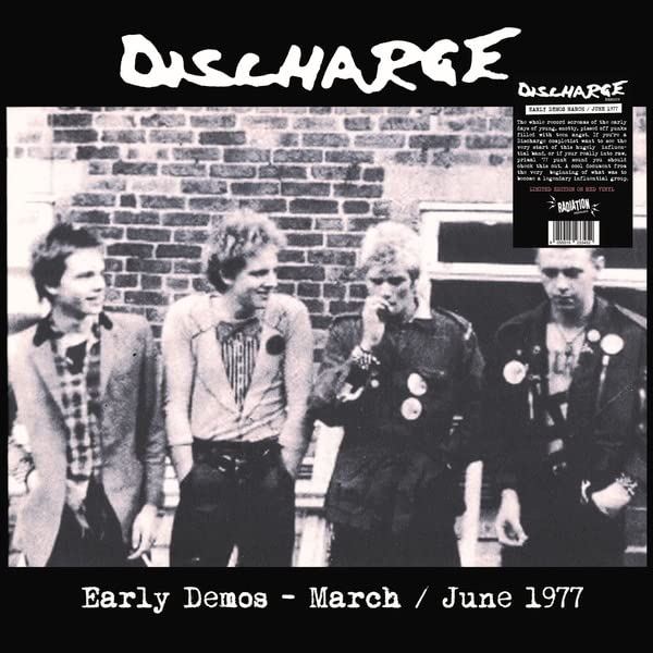 Discharge - Early Demos - March / June 1977 (Red Vinyl) - [Vinyl]