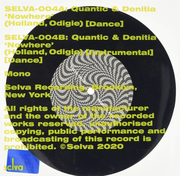 Quantic & Denitia - Nowhere - [Vinyl]