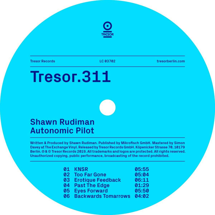 Shawn Rudiman - Autonomic Pilot - [Vinyl]