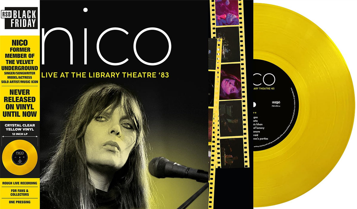 Nico - Library Theatre 83 (Crystal Clear/Yellow Vinyl) - [Vinyl]