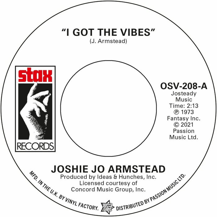 Josie Jo Armstead - I Got The Vibes / Ill Never Stop Loving You - [Vinyl]