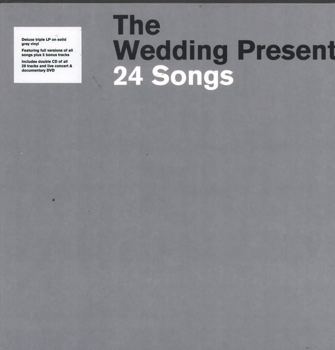 Wedding Present - 24 Songs (Grey Vinyl) (3Lp +2Cd +Dvd) - [Vinyl]