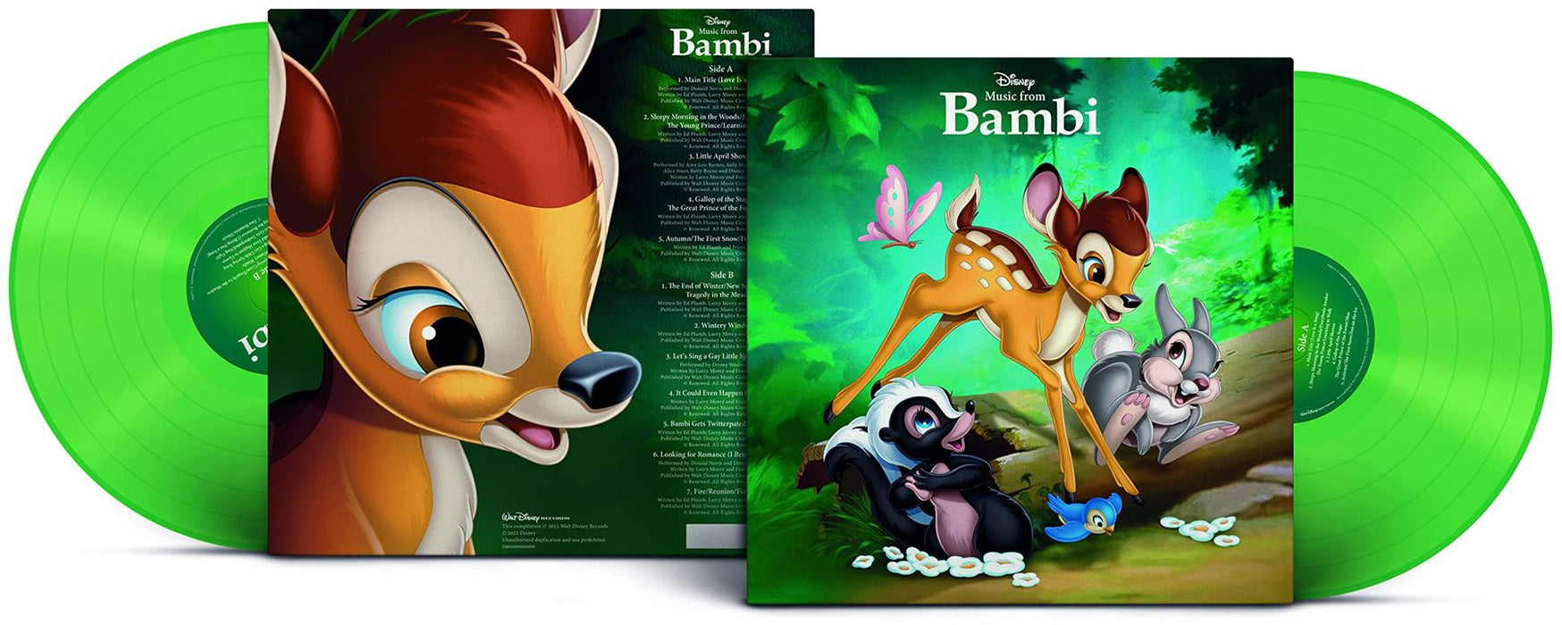 Various Artists - Music From Bambi (80Th Anniversary) (Light Green Vinyl) - [Vinyl]