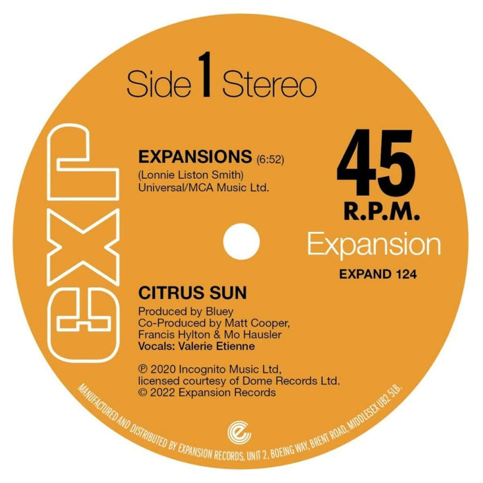 Citrus Sun - Expansions / Hard Boiled - [Vinyl]