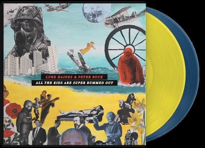 Luke Haines & Peter Buck - All The Kids Are Super Bummed Out (Yellow/Blue Vinyl) - [Vinyl]