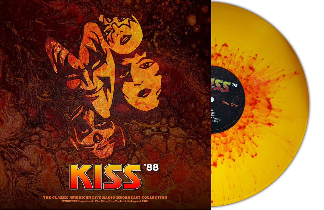 Kiss - Live At The Ritz. New York 1988 (Orange/Red Splatter Vinyl) - [Vinyl]