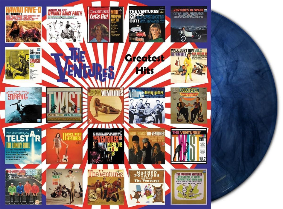 Ventures - Greatest Hits (Blue Marble Vinyl) - [Vinyl]