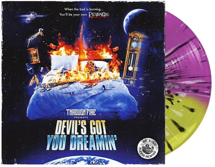 Through Fire - Devils Got You Dreamin (Yellow/Neonviolter/Black/White Split Vinyl) - [Vinyl]