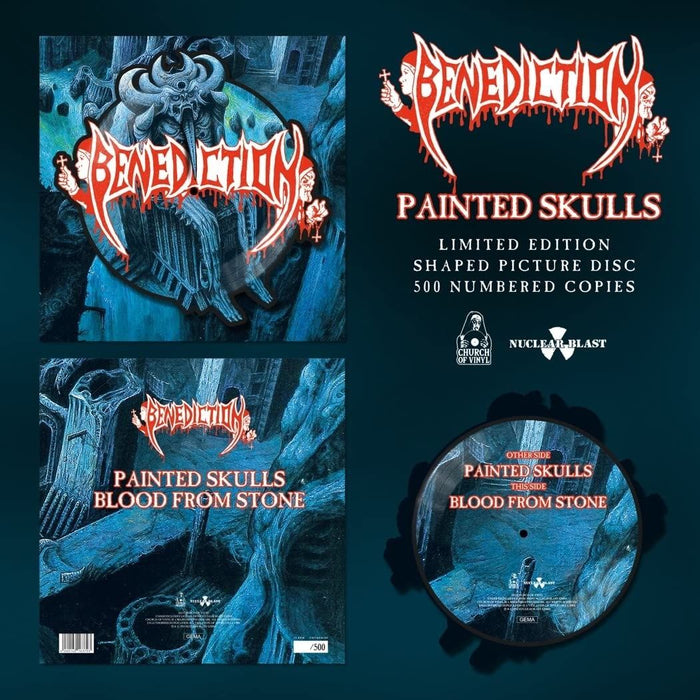 Benediction - Painted Skulls (Shaped Picture Disc) - [Vinyl]