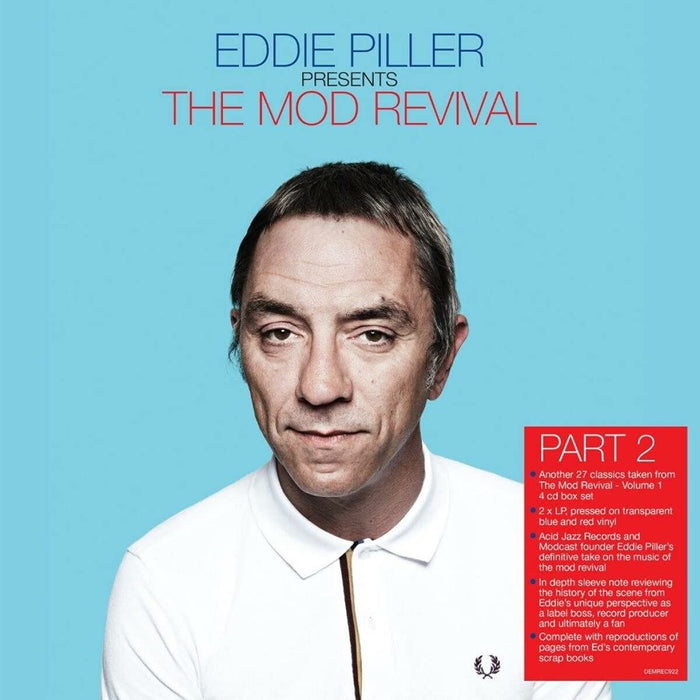 Various Artists - Eddie Piller Presents More Of The Mod Revival (Transparent Blue/Red Vinyl) - [Vinyl]