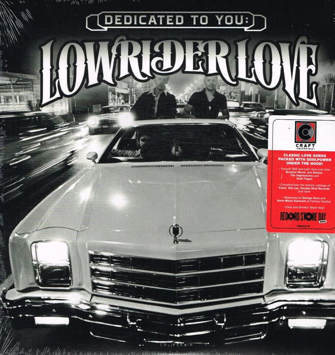 Various Artists - Dedicated To You: Lowrider Love (Clear/Black Swirl Vinyl) (Rsd 2021) - [Vinyl]