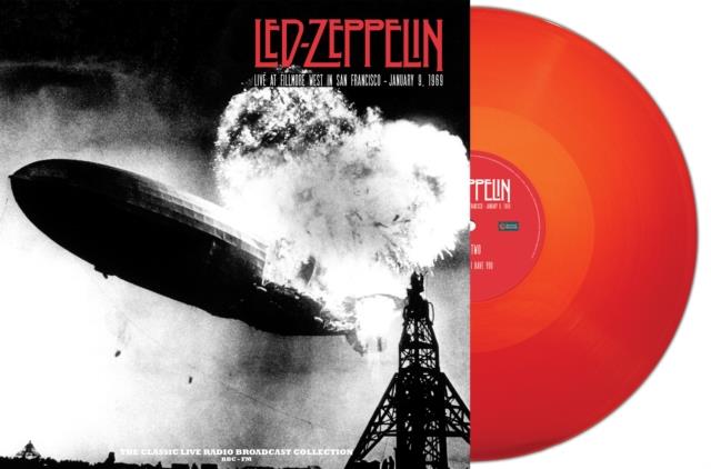 Led Zeppelin - Live At The Fillmore West In San Francisco 9Th January 1969 (Coral Red Vinyl) - [Vinyl]