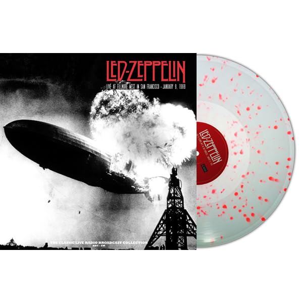 Led Zeppelin - Live At Fillmore West. San Francisco 1969 (Clear/Orange Splatter Vinyl) - [Vinyl]