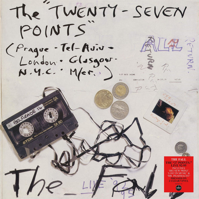 Fall - The Twenty-Seven Points: Live 92-95 (Live) (Clear Vinyl) - [Vinyl]