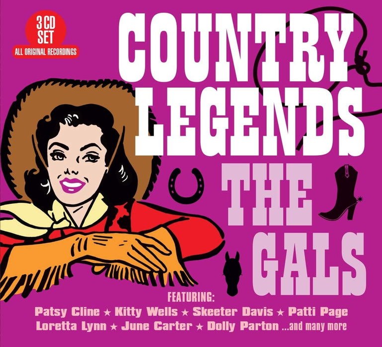 Country Legends - Various Artists - 3 CD Set