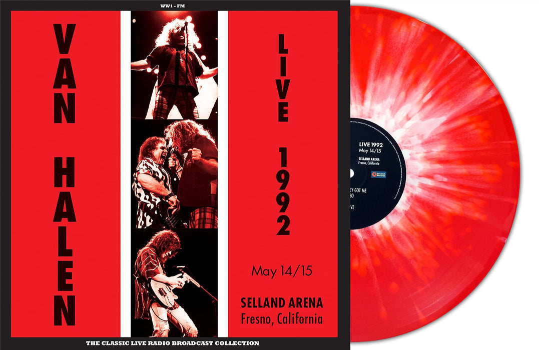 Van Halen - Live At Selland Arena Fresno 1992 (Red/White Splatter Vinyl) - [Vinyl]