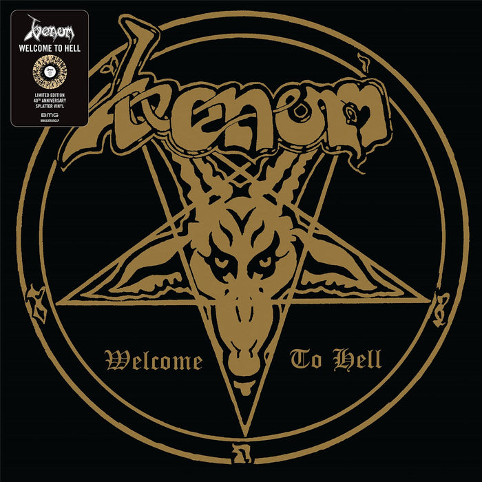 Venom - Welcome To Hell (Gold And Black Splatter Vinyl) - [Vinyl]