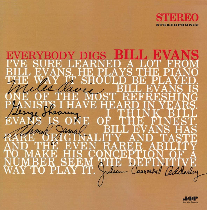 Bill Evans - Everybody Digs Bill Evans - [Vinyl]