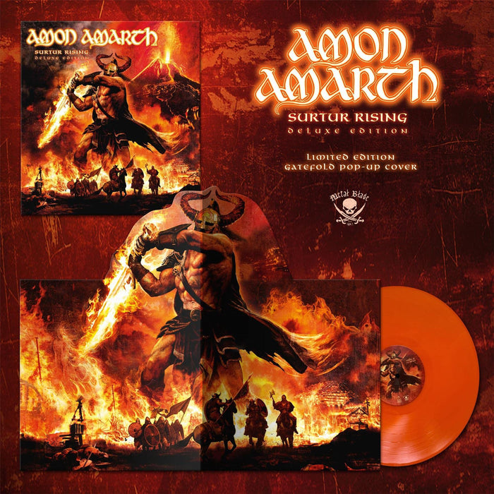 Amon Amarth - Surtur Rising (Orange Marble Pop Up Vinyl) - [Vinyl]