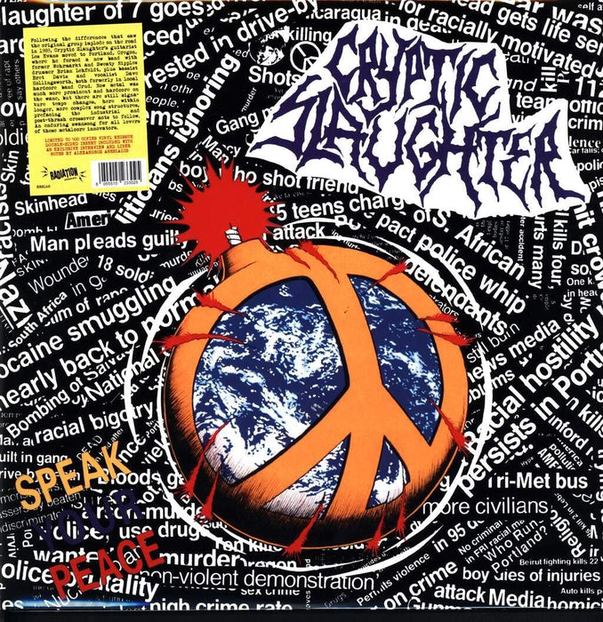 Cryptic Slaughter - Speak Your Peace - [Vinyl]