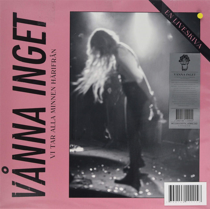 Vanna Inget - Vi Tar Alla Minnen Harifran - En Liveskiva + 100 Page Photo Book (Yellow Vinyl) - [Vinyl]