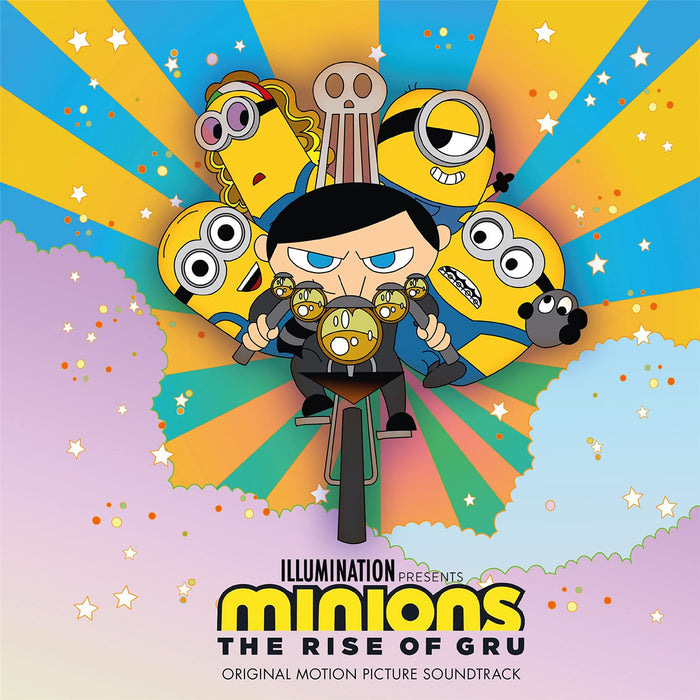 Various Artists - Minions: The Rise Of Gru - Original Soundtrack (Yellow/Blue Swirl Vinyl) - [Vinyl]