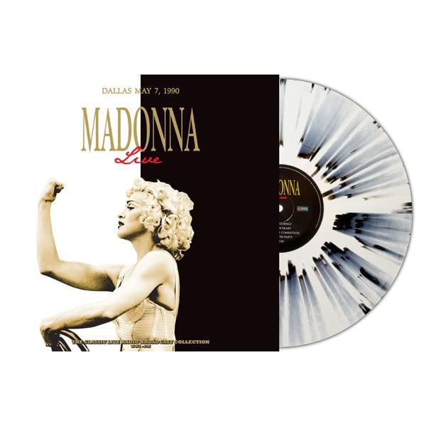 Madonna - Live In Dallas 1990 (White/Black Splatter Vinyl) - [Vinyl]