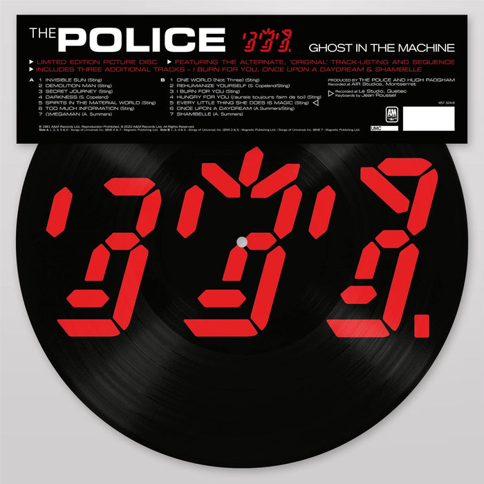 Police - Ghost In The Machine (Picture Disc) - [Vinyl]