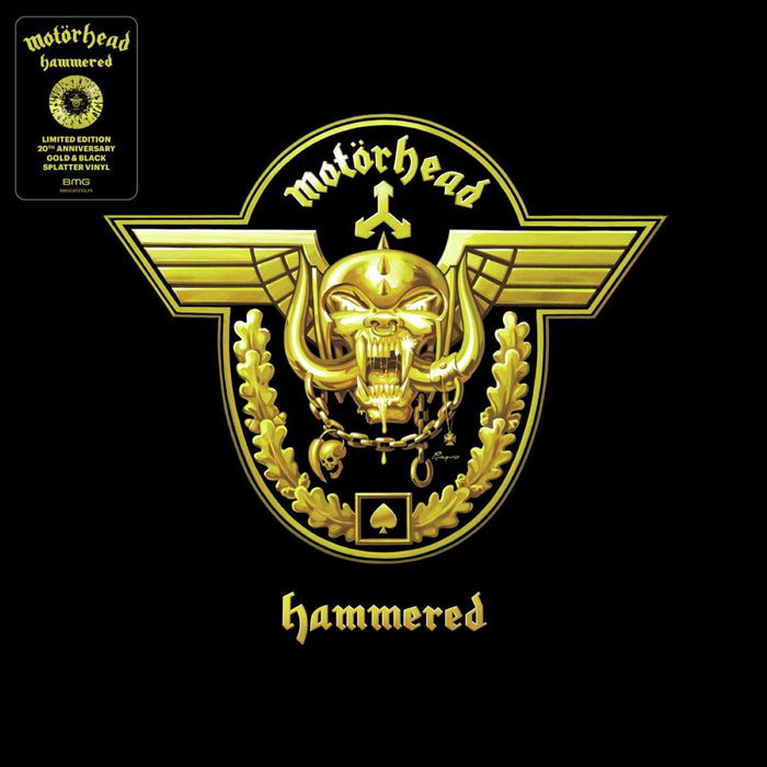 Motorhead - Hammered (20Th Anniversary Edition) (Gold/Black Splatter Vinyl) - [Vinyl]