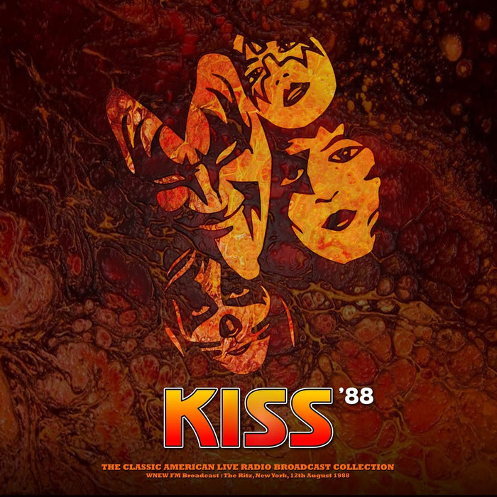 Kiss - Wnew Fm Broadcast The Ritz New York Ny 12Th August 1988 (Orange Vinyl) - [Vinyl]