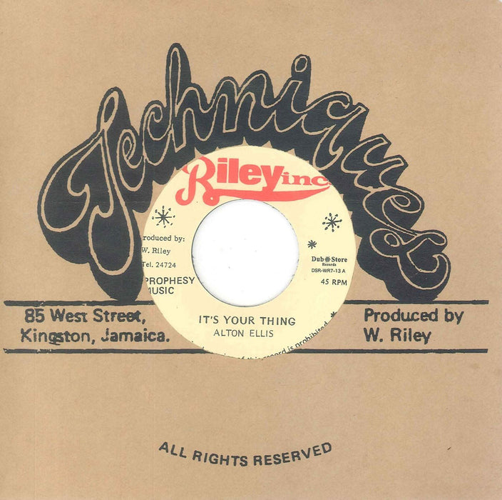 Alton Ellis & Vin Gordon - Its Your Thing / Its Your Thing (Instrumental) - [Vinyl]