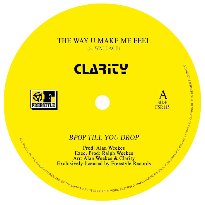 Clarity - The Way U Make Me Feel - [Vinyl]