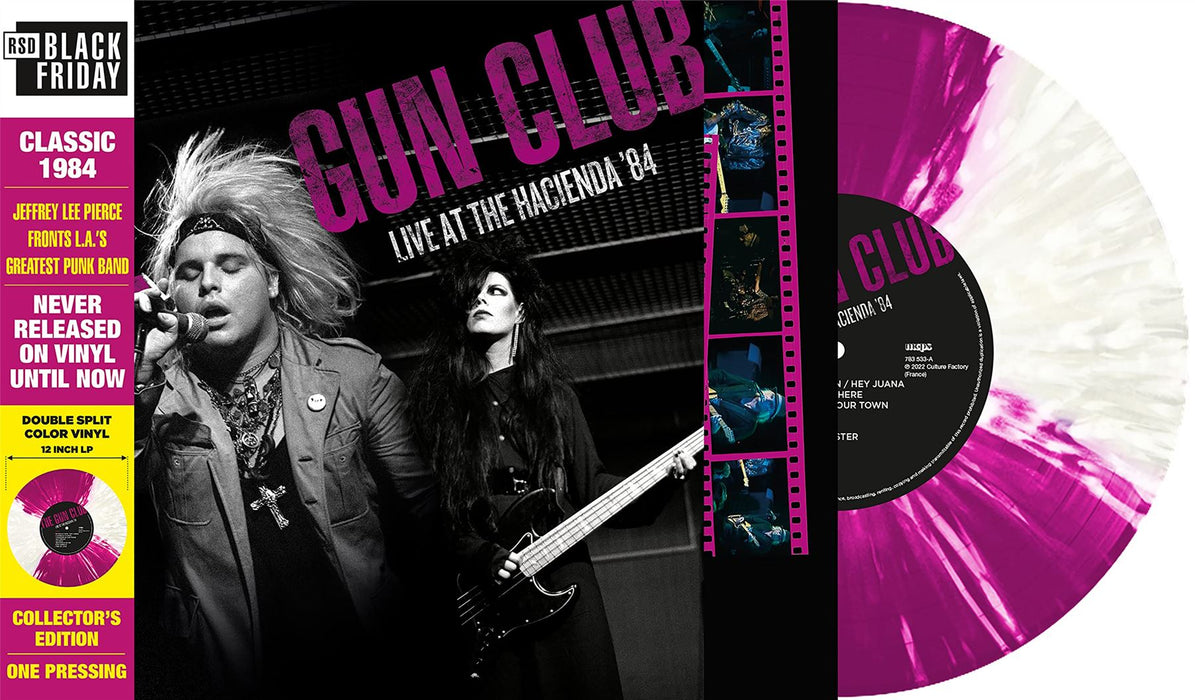 Gun Club - Live At The Hacienda 84 (Quattro Purple/White Splatter Vinyl) - [Vinyl]