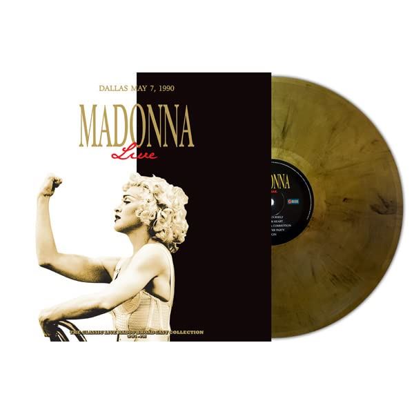 Madonna - Live In Dallas 7Th May 1990 (Gold Marble Vinyl) - [Vinyl]