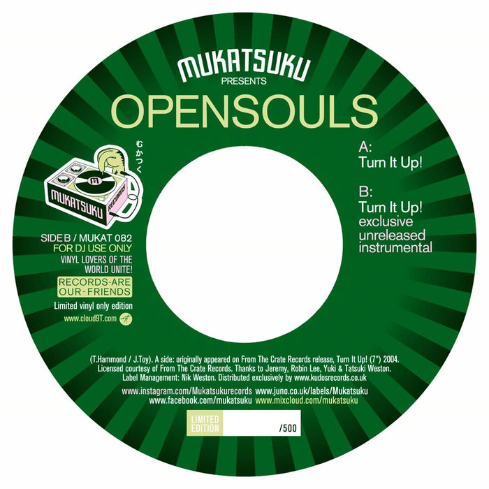 Opensouls - Turn It Up! - [Vinyl]