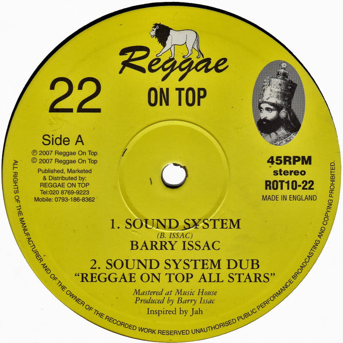 Barry Isaac & Amhari - Sound System / King Selassie Is The Greatest - [Vinyl]