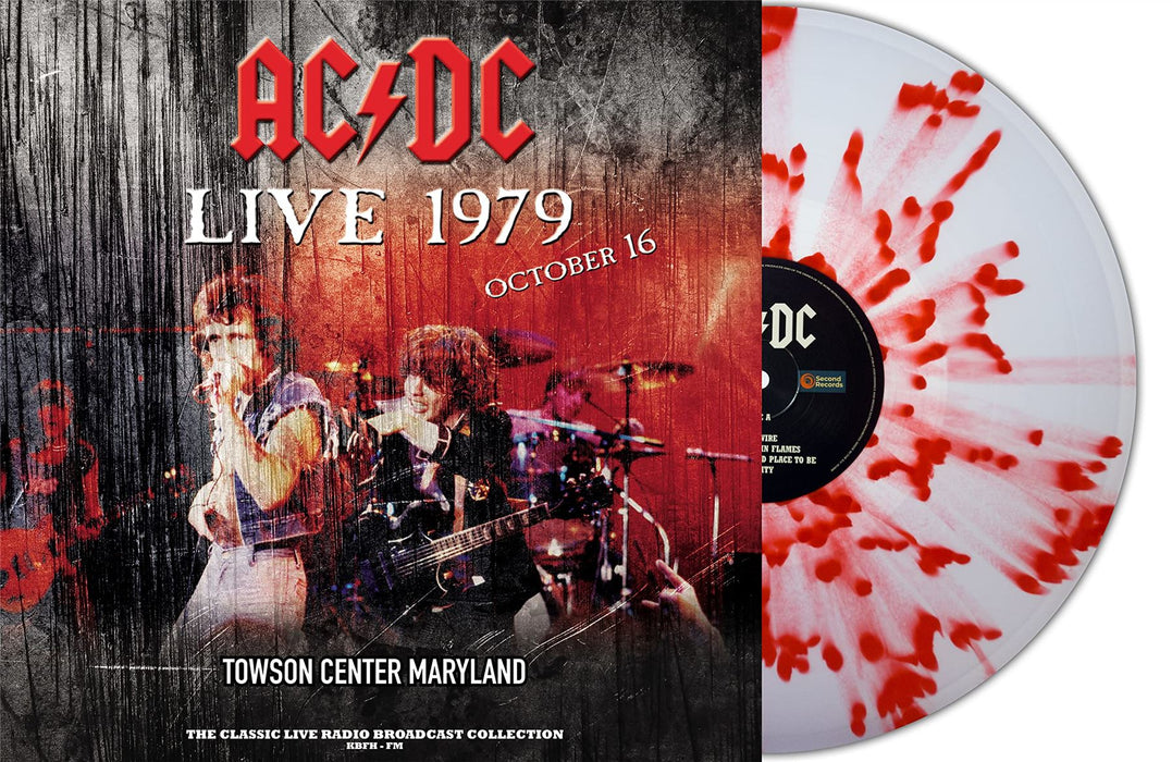 Ac/Dc - Live 1979 At Towson Center (Clear/Red Splatter Vinyl) - [Vinyl]